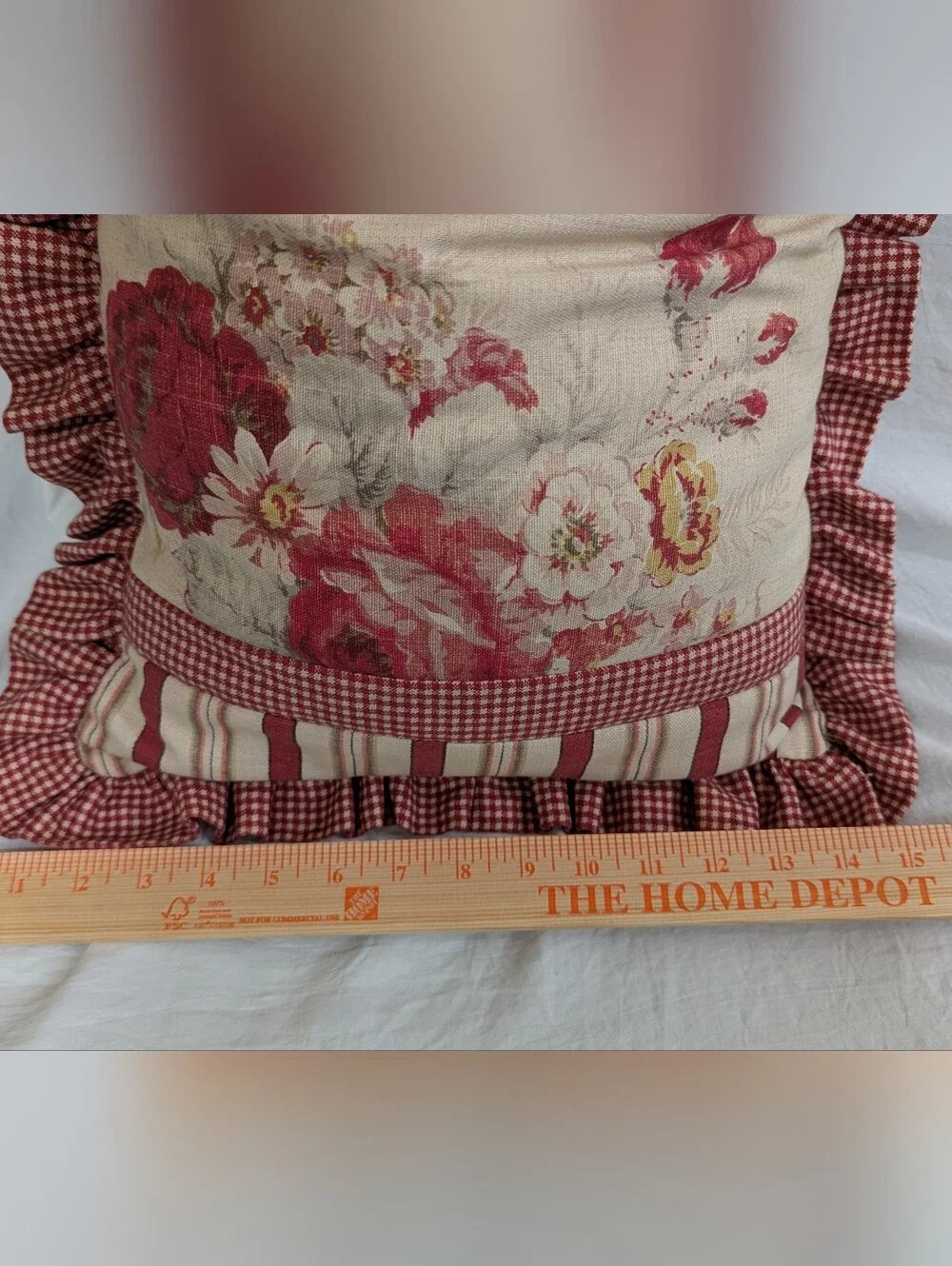 Waverly Schumacher Throw Pillow Lumbar 26x15 Farmhouse Cottage Core Traditional